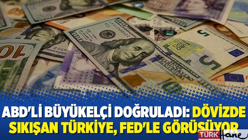 ABD'li büyükelçi doğruladı: Dövizde sıkışan Türkiye, FED'le görüşüyor