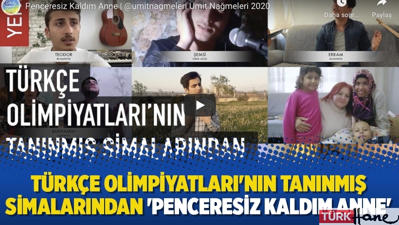 Türkçe Olimpiyatları'nın tanınmış simalarından 'Penceresiz kaldım anne'