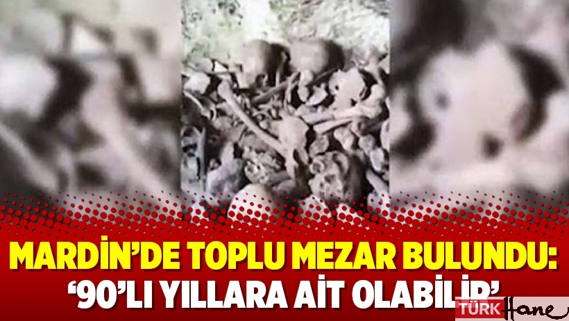 Mardin’de toplu mezar bulundu: ’90’lı yıllara ait olabilir’