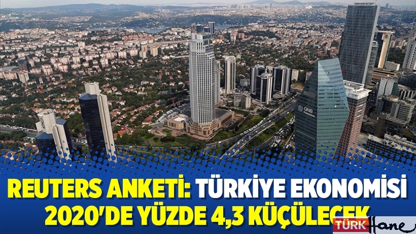 Reuters anketi: Türkiye ekonomisi 2020'de yüzde 4,3 küçülecek
