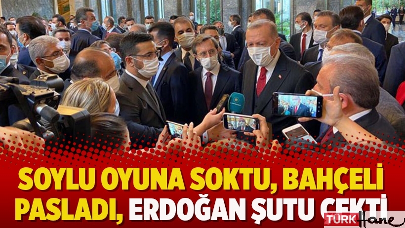 Soylu oyuna soktu, Bahçeli pasladı, Erdoğan şutu çekti