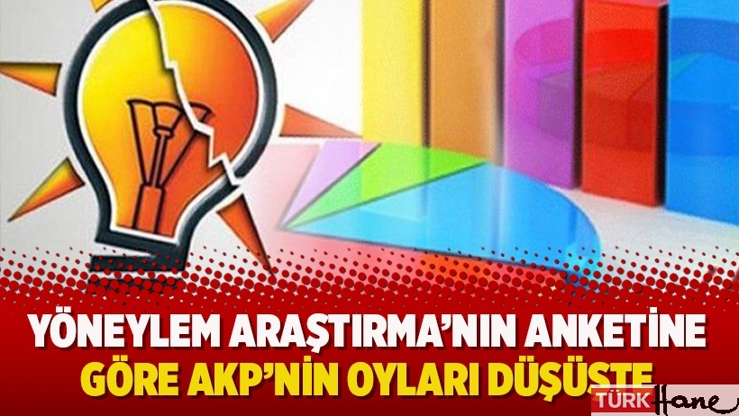 Yöneylem Araştırma'nın anketine göre AKP oyları düşüşte