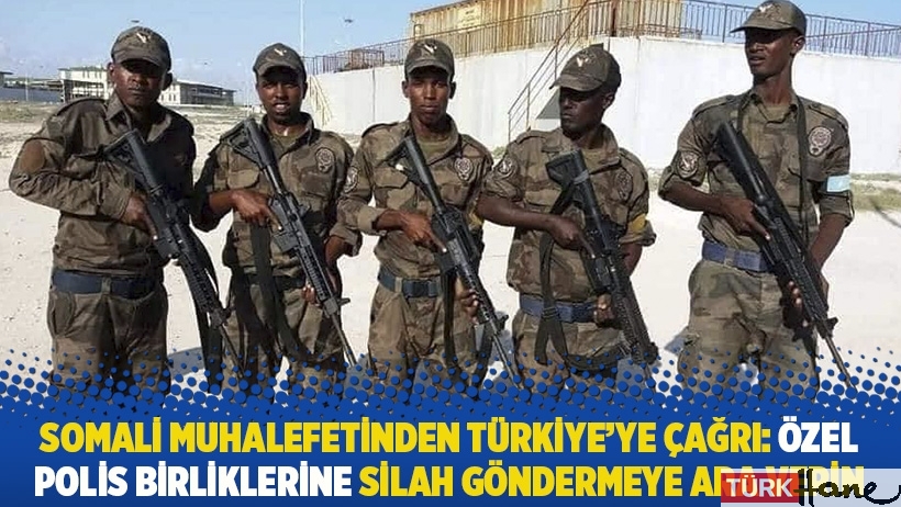 Somali muhalefetinden Türkiye’ye çağrı: Özel polis birliklerine silah göndermeye ara verin