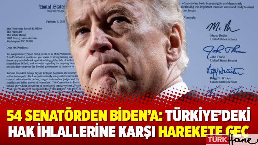 54 senatörden Biden’a: Türkiye’deki hak ihlallerine karşı harekete geç