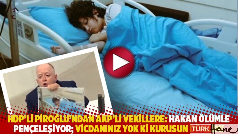 HDP’li Piroğlu'ndan AKP’li vekillere: Hakan ölümle pençeleşiyor; vicdanınız yok ki kurusun diyelim!