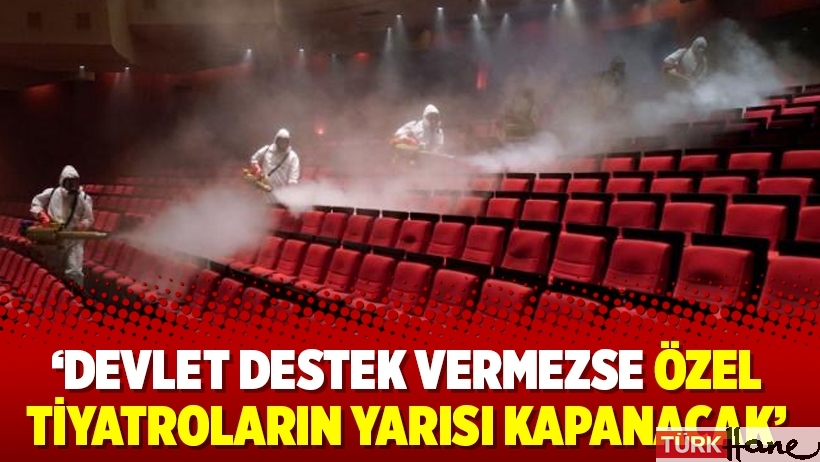 ‘Devlet destek vermezse özel tiyatroların yarısı kapanacak’
