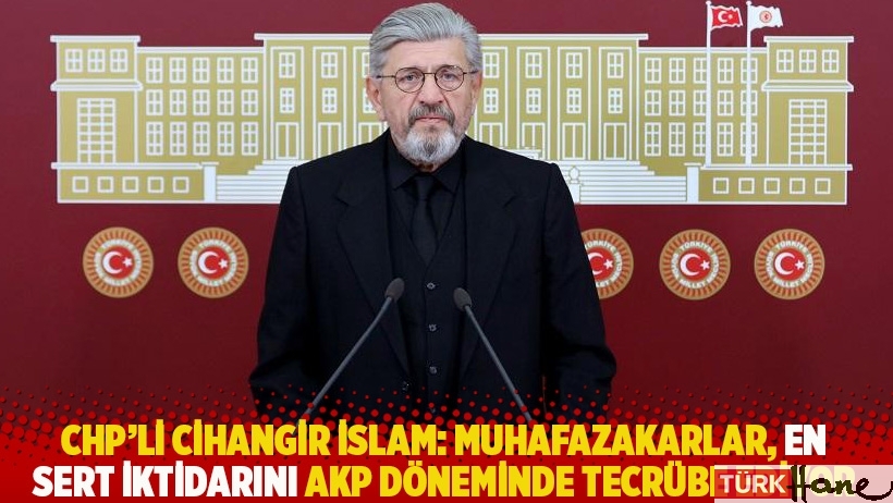 CHP'li Cihangir İslam: Muhafazakarlar, en sert iktidarını AKP döneminde tecrübe ediyor