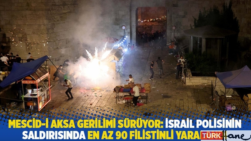 Mescid-i Aksa gerilimi sürüyor: İsrail polisinin saldırısında en az 90 Filistinli yaralandı