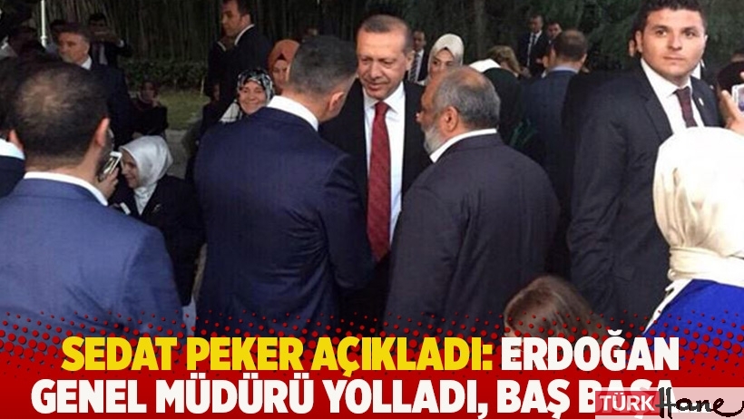 Sedat Peker açıkladı: Erdoğan genel müdürü yolladı, baş başa...