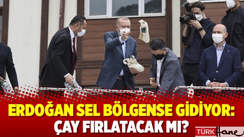 Erdoğan sel bölgense gidiyor: Çay fırlatacak mı?