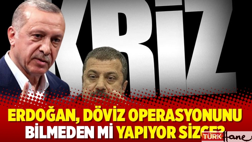 Erdoğan, döviz operasyonunu bilmeden mi yapıyor sizce?