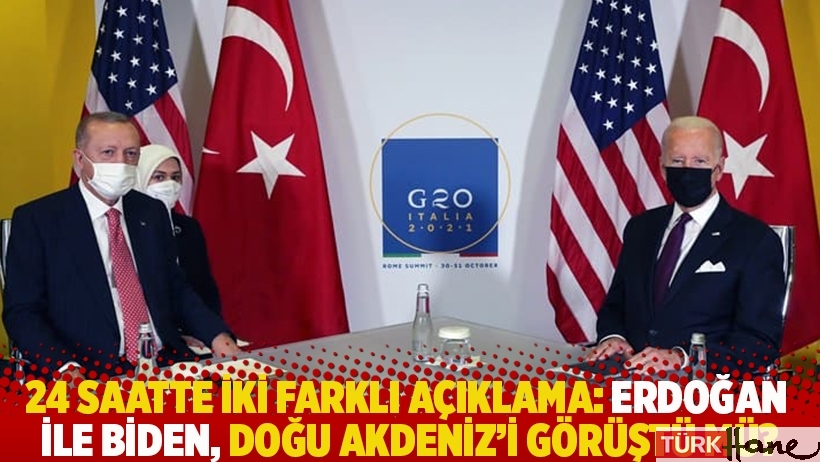 24 saatte iki farklı açıklama: Erdoğan ile Biden, Doğu Akdeniz’i görüştü mü?