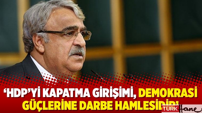‘HDP’yi kapatma girişimi, demokrasi güçlerine darbe hamlesidir’