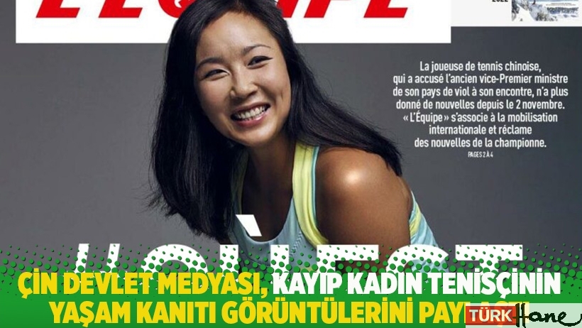 Çin devlet medyası, kayıp kadın tenisçinin yaşam kanıtı görüntülerini paylaştı