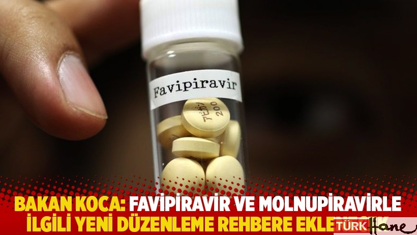 Bakan Koca: Favipiravir ve molnupiravirle ilgili yeni düzenleme rehbere eklenecek