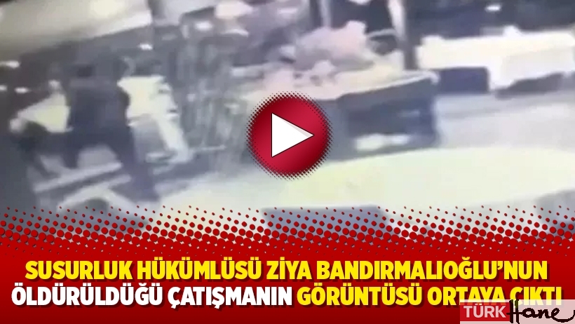 Susurluk hükümlüsü Ziya Bandırmalıoğlu’nun öldürüldüğü çatışmanın görüntüsü ortaya çıktı