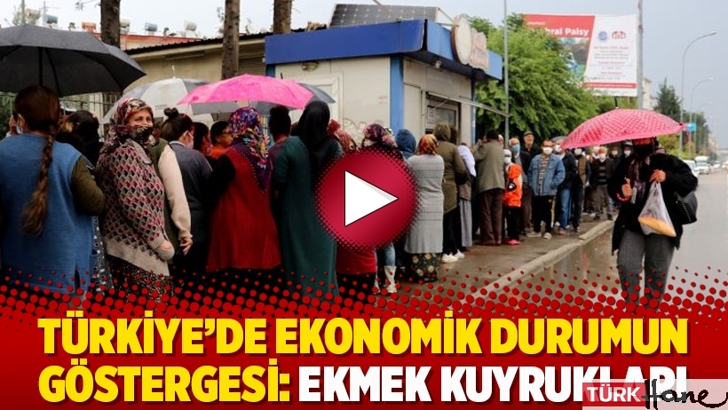 Türkiye’de ekonomik durumun göstergesi: Ekmek kuyrukları