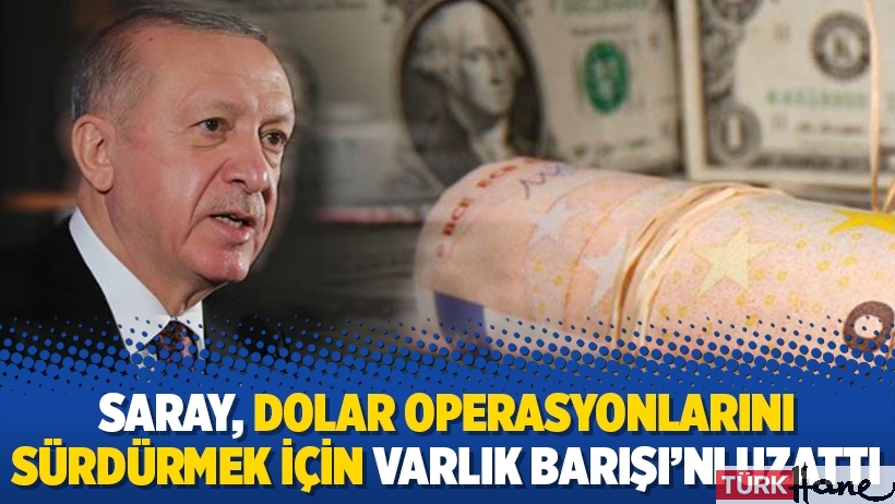 Saray, dolar operasyonlarını sürdürmek için Varlık Barışı’nı uzattı