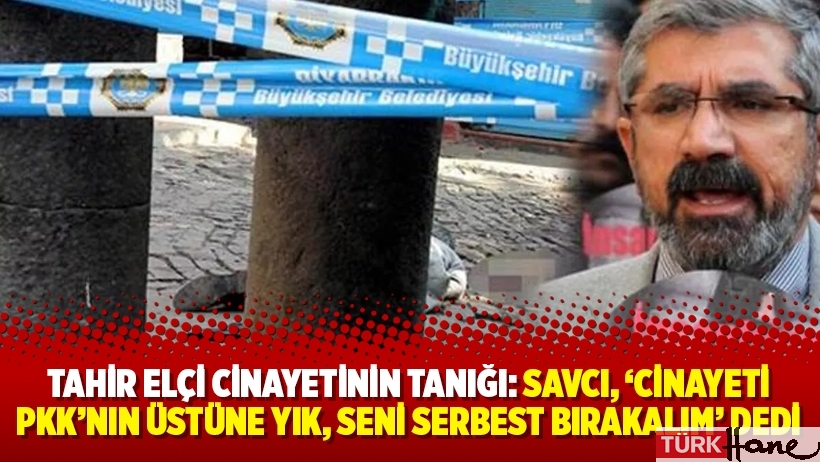 Tahir Elçi cinayetinin tanığı: Savcı, ‘cinayeti PKK’nın üstüne yık, seni serbest bırakalım’ dedi