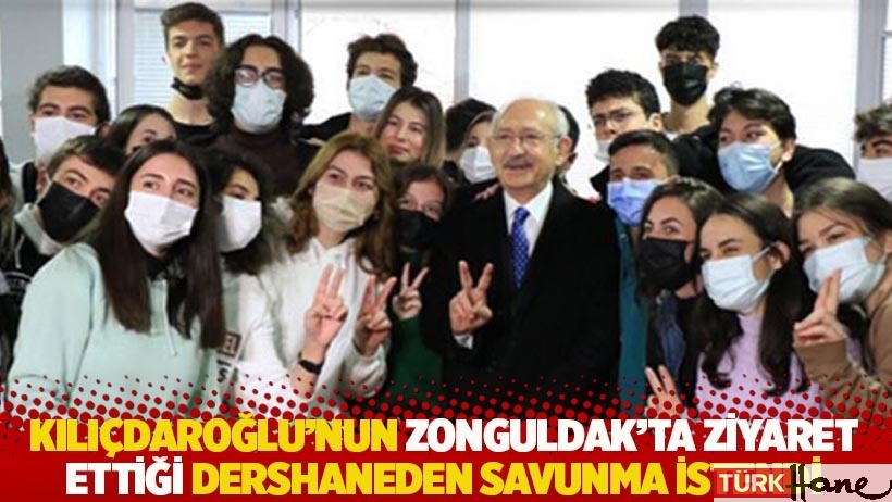 Kılıçdaroğlu'nun Zonguldak'ta ziyaret ettiği dershaneden savunma istendi