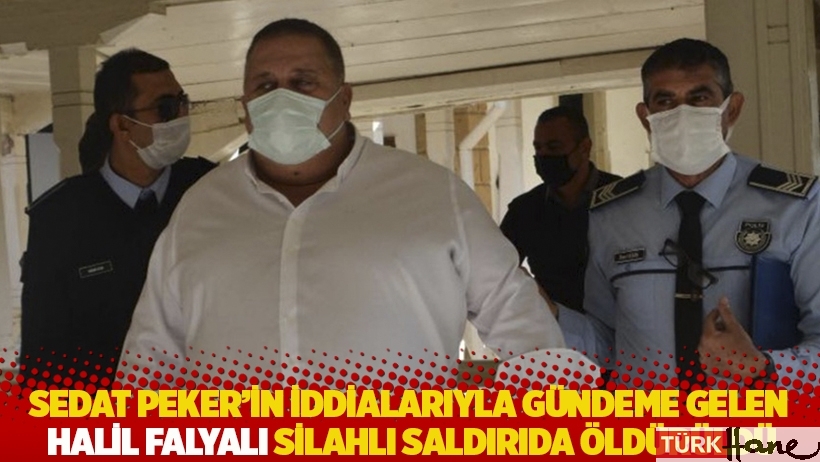 Sedat Peker'in iddialarıyla gündeme gelen Halil Falyalı silahlı saldırıda öldürüldü