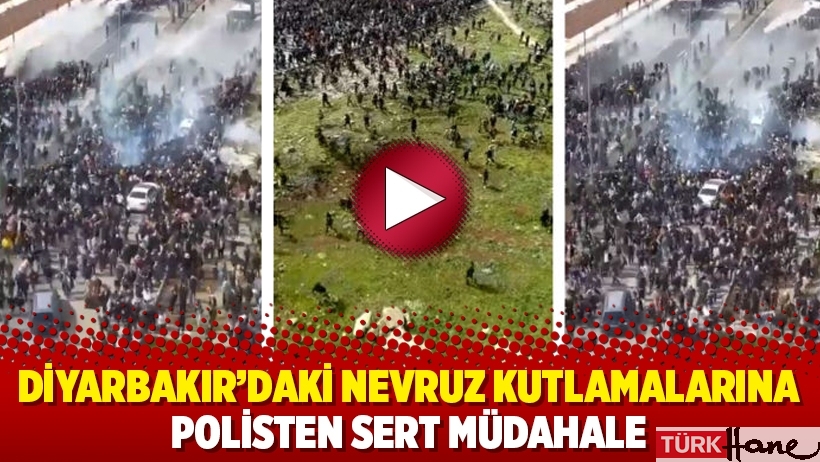 Diyarbakır’daki Nevruz kutlamalarına polisten sert müdahale
