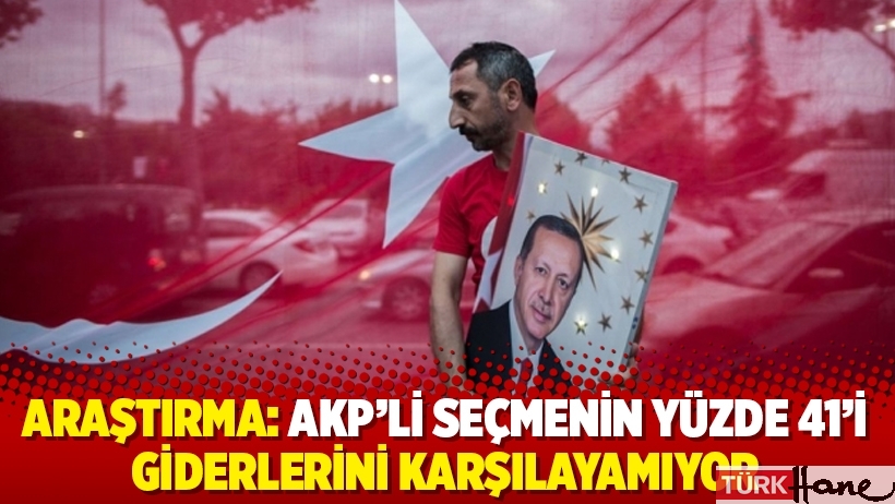 Araştırma: AKP’li seçmenin yüzde 41’i giderlerini karşılayamıyor