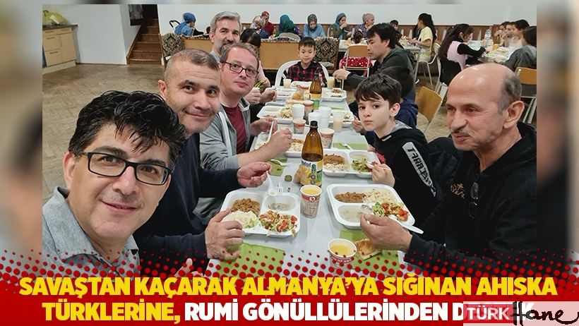 Savaştan kaçarak Almanya'ya sığınan Ahıska Türklerine, Rumi gönüllülerinden destek