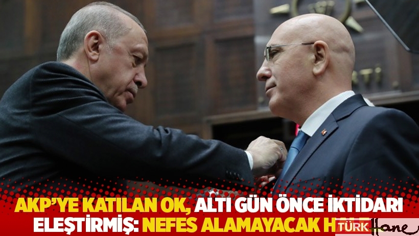 AKP'ye katılan İsmail Ok, altı gün önce iktidarı eleştirmiş: Nefes alamayacak hale...