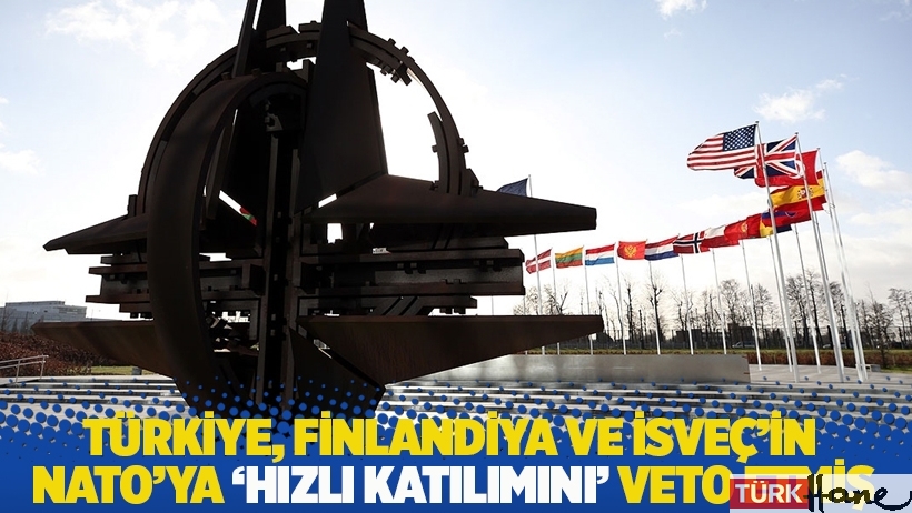 Türkiye, Finlandiya ve İsveç’in NATO’ya ‘hızlı katılımını’ veto etmiş