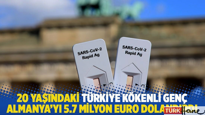 20 yaşındaki Türkiye kökenli genç Almanya’yı 5.7 milyon euro dolandırdı 