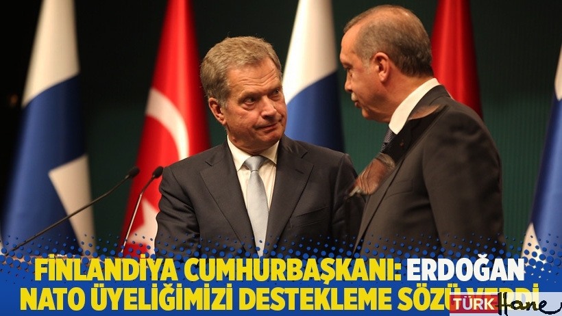 Finlandiya Cumhurbaşkanı: Erdoğan, NATO üyeliğimizi destekleme sözü verdi