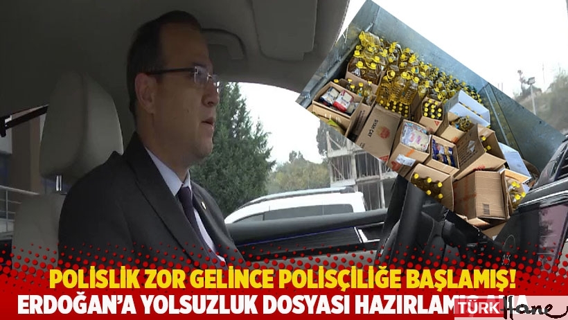 Polislik zor gelince polisçiliğe başlamış! Erdoğan’a yolsuzluk dosyası hazırlamış ama...