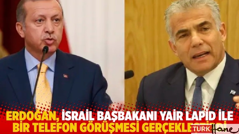 Erdoğan, İsrail Başbakanı Yair Lapid ile görüştü