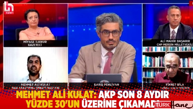 Mehmet Ali Kulat: AKP son 8 aydır yüzde 30'un üzerine çıkamadı