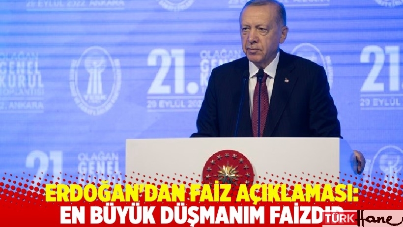 Erdoğan'dan faiz açıklaması: Daha da inmesinin gereğini telkin ediyorum