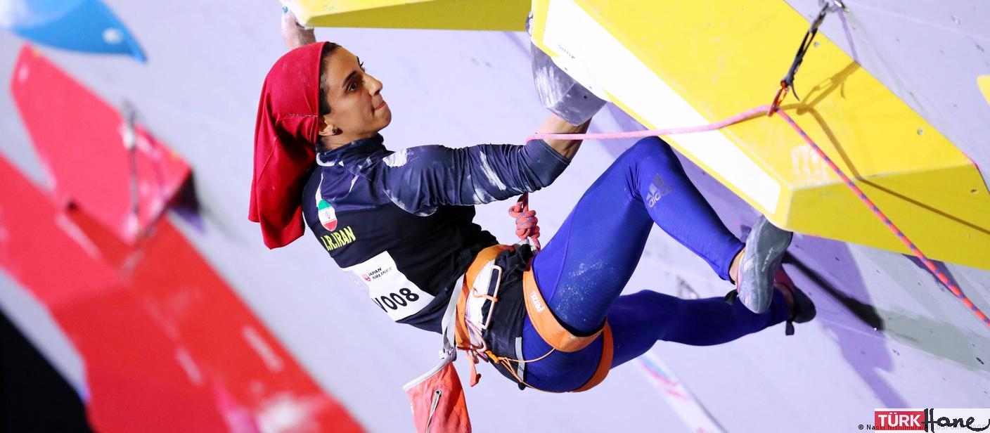Başörtüsüz yarışan İranlı sporcu: İstemeden oldu