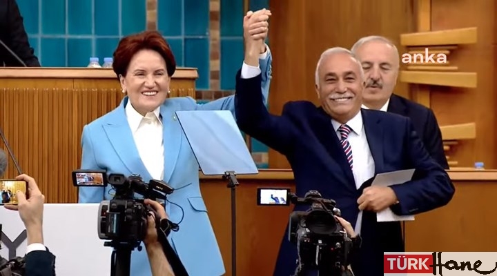 Fakıbaba, İYİ Parti’ye katıldı: Rozetini Akşener taktı