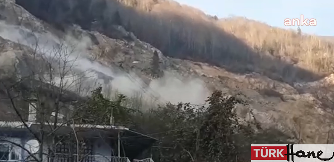 Cengiz İnşaat’ın yerleşim yerinde patlattığı dinamit heyelana neden oldu!