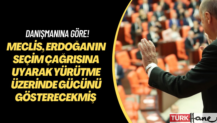 Danışmanına göre! Meclis, Erdoğan’ın seçim çağrısına uyarak yürütme üzerinde gücünü gösterecekmiş