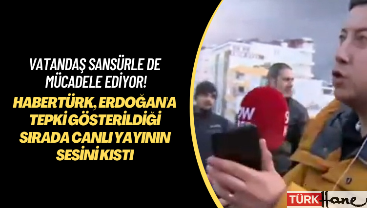 Vatandaş sansürle de mücadele ediyor! Habertürk, Erdoğan’a tepki gösterildiği sırada canlı yayının sesini kıstı