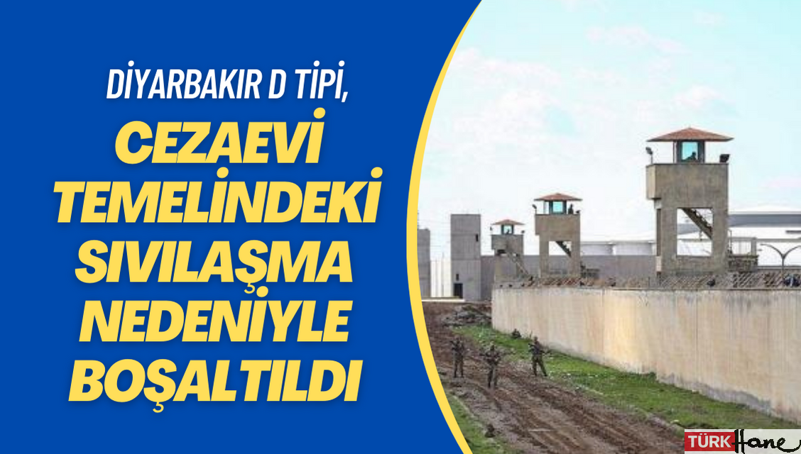 Diyarbakır D Tipi Cezaevi temelindeki sıvılaşma nedeniyle boşaltıldı