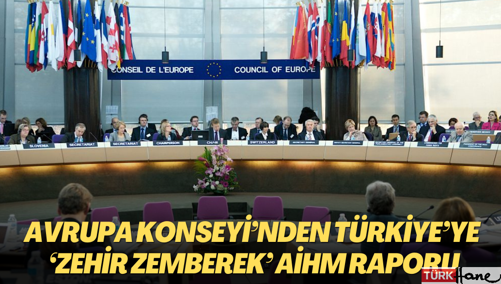 Avrupa Konseyi’nden Türkiye’ye ‘zehir zemberek’ AİHM raporu