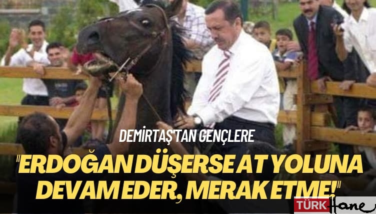 Demirtaş’tan gençlere: Erdoğan düşerse at yoluna devam eder, merak etme!