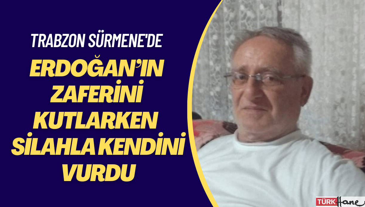 Erdoğan’ın zaferini kutlarken tutukluk yapan silahla kendini vurdu