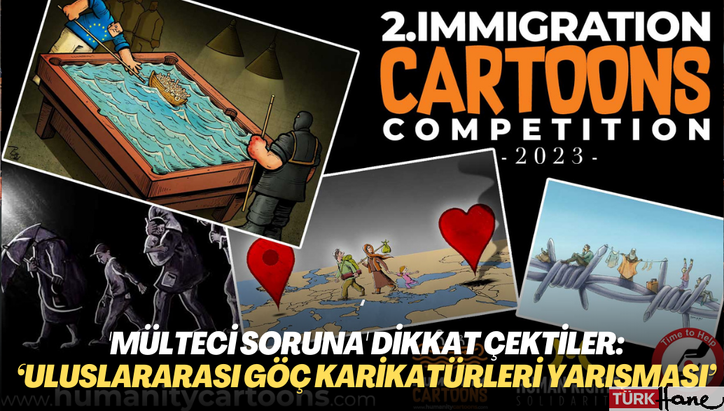 ‘Mülteci soruna’ dikkat çektiler: ‘2. Uluslararası Göç Karikatürleri Yarışması’ sonuçlandı