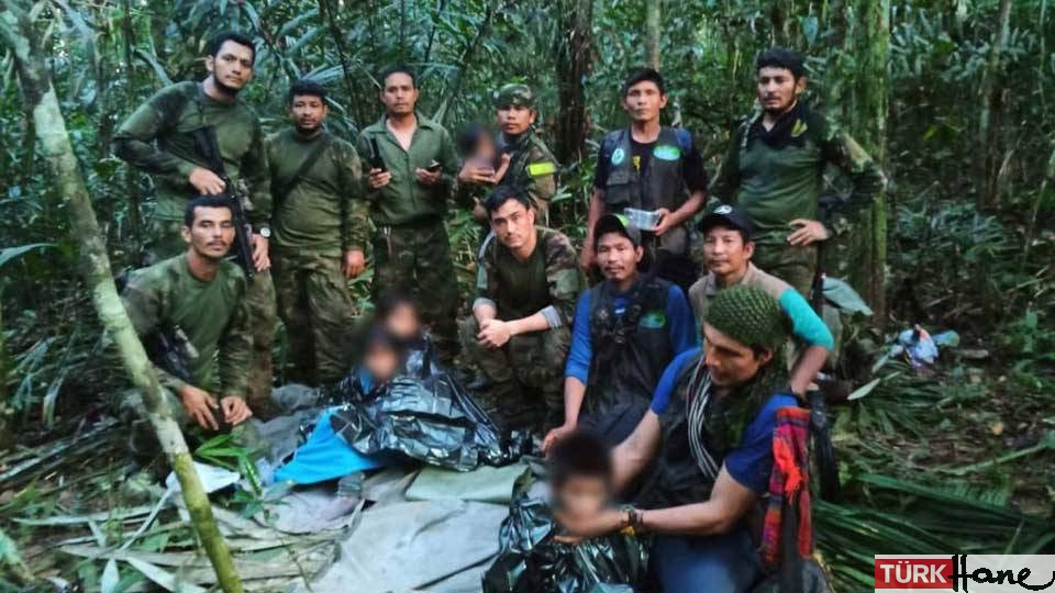 Kolombiya’da 40 gün önce düşen uçaktaki 4 çocuk sağ bulundu