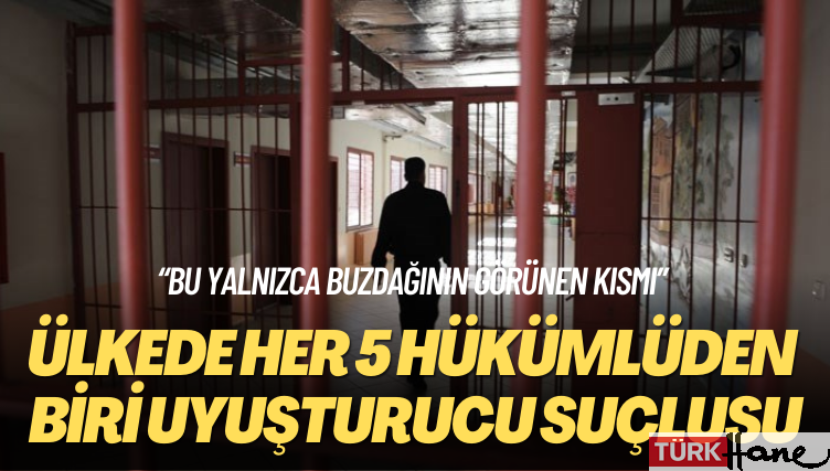 “Bu yalnızca buzdağının görünen kısmı” Ülkede her 5 hükümlüden biri uyuşturucu suçlusu