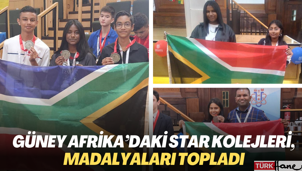 41 ülkeden 356 öğrenci yarıştı: Güney Afrika’daki Star Kolejleri, madalyaları topladı