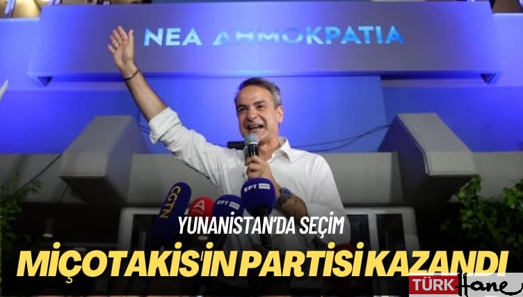 Yunanistan’da seçim: Miçotakis’in partisi kazandı